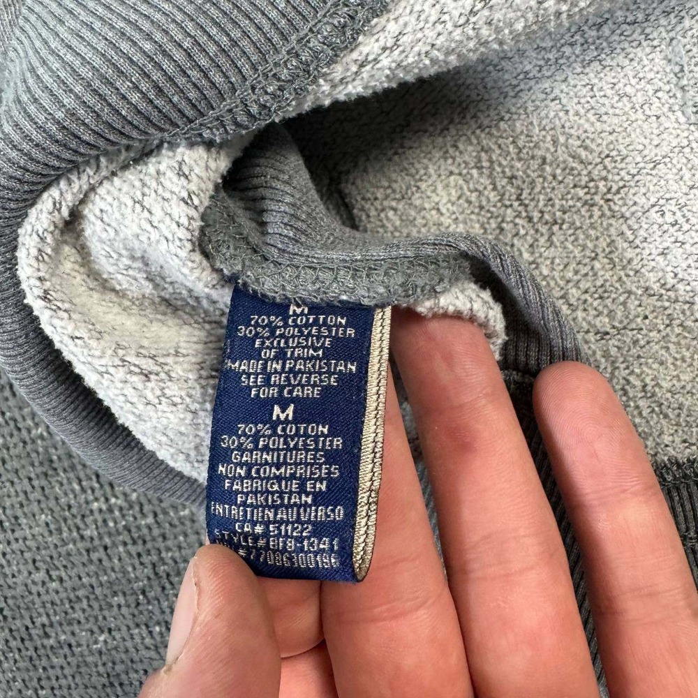 B.U.M. Equipment Hoodie Mens Medium Gray 90s Vintage Pullover BE-19-86 - Picture 16 of 16